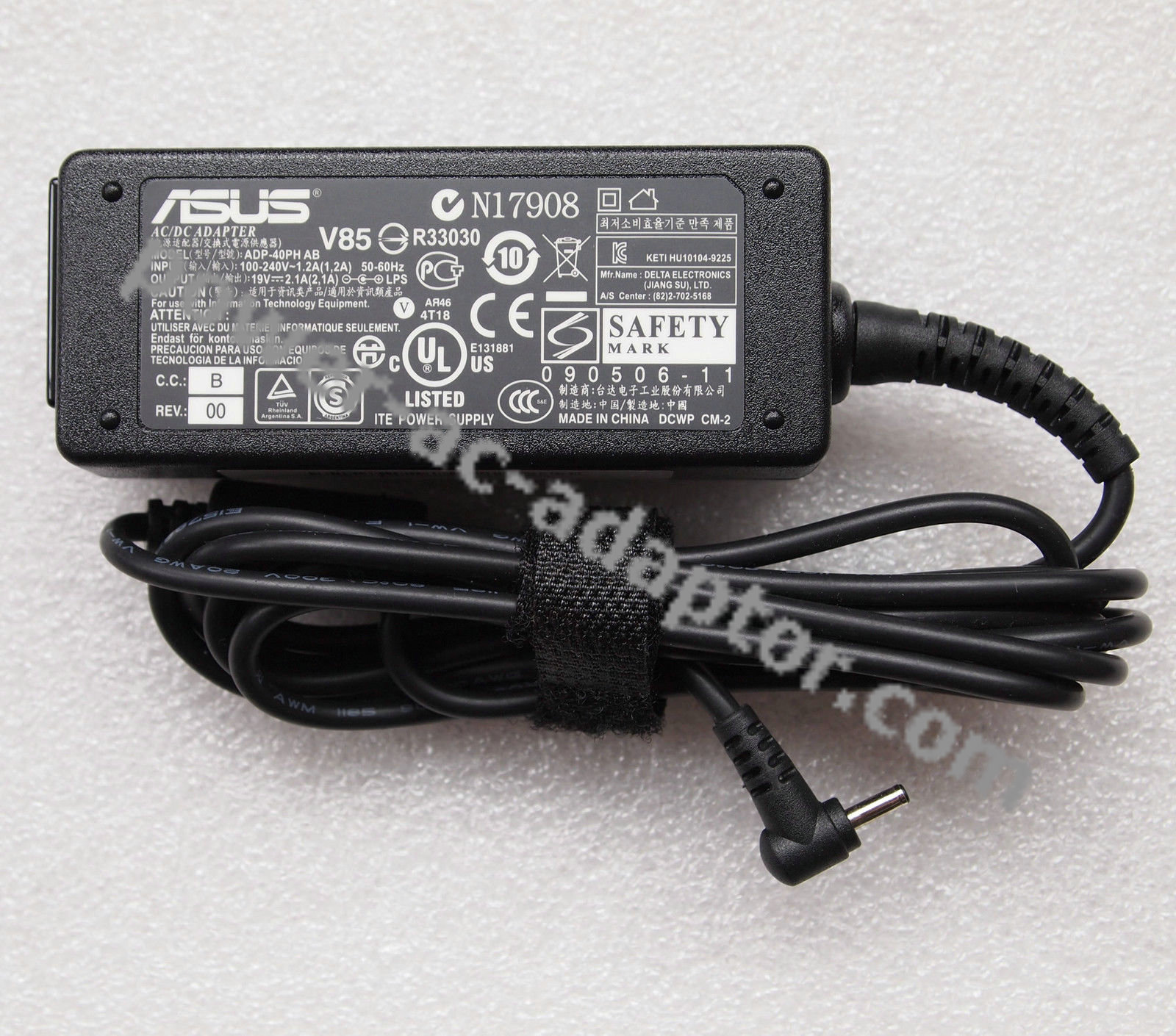 40W ASUS Eee PC 1001HA 1001P 1001PX 1008P AC Power Adapter for