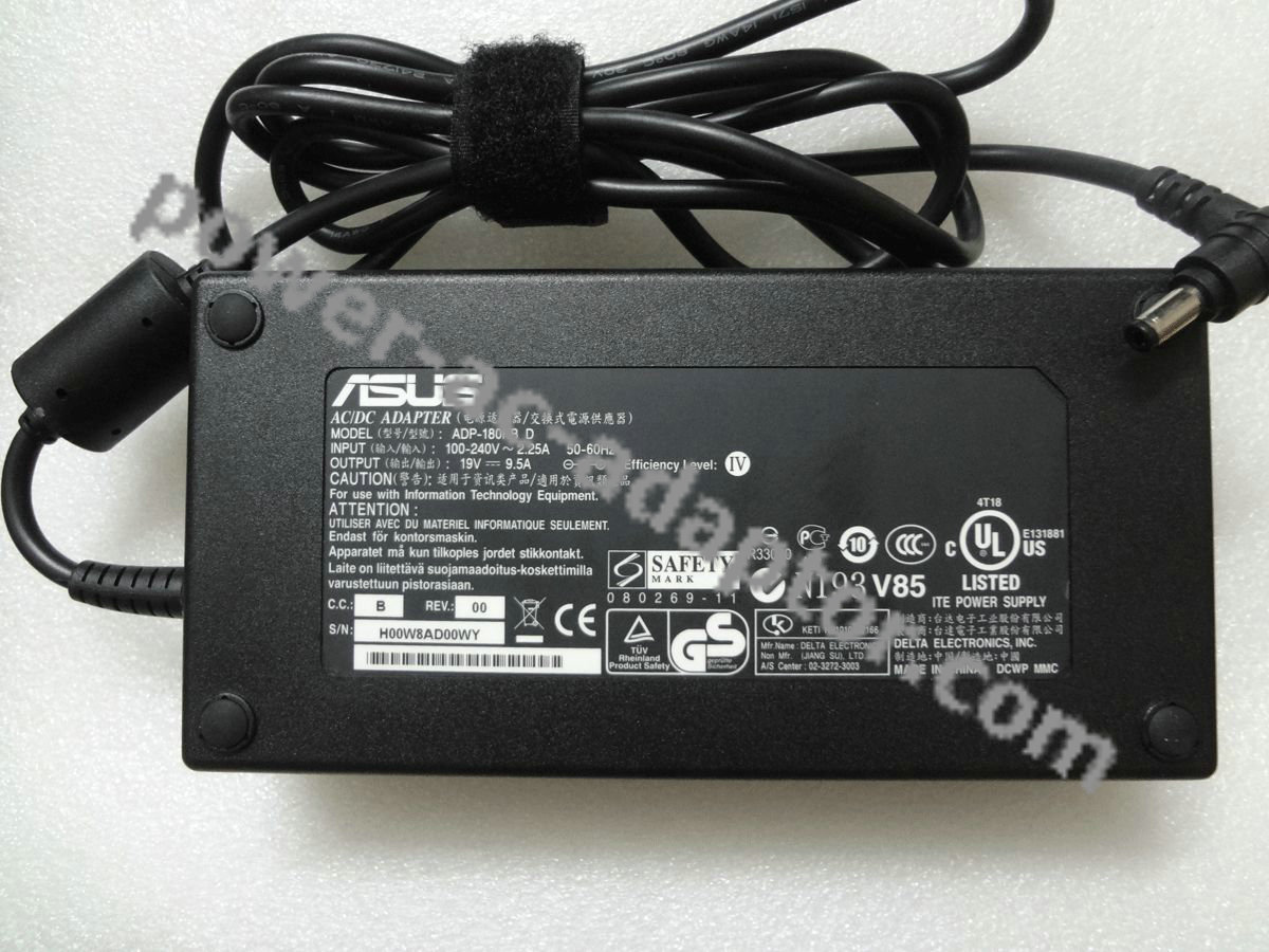 180W 19V 9.5V ASUS G-series G750JS G750JM Notebook AC Adapter