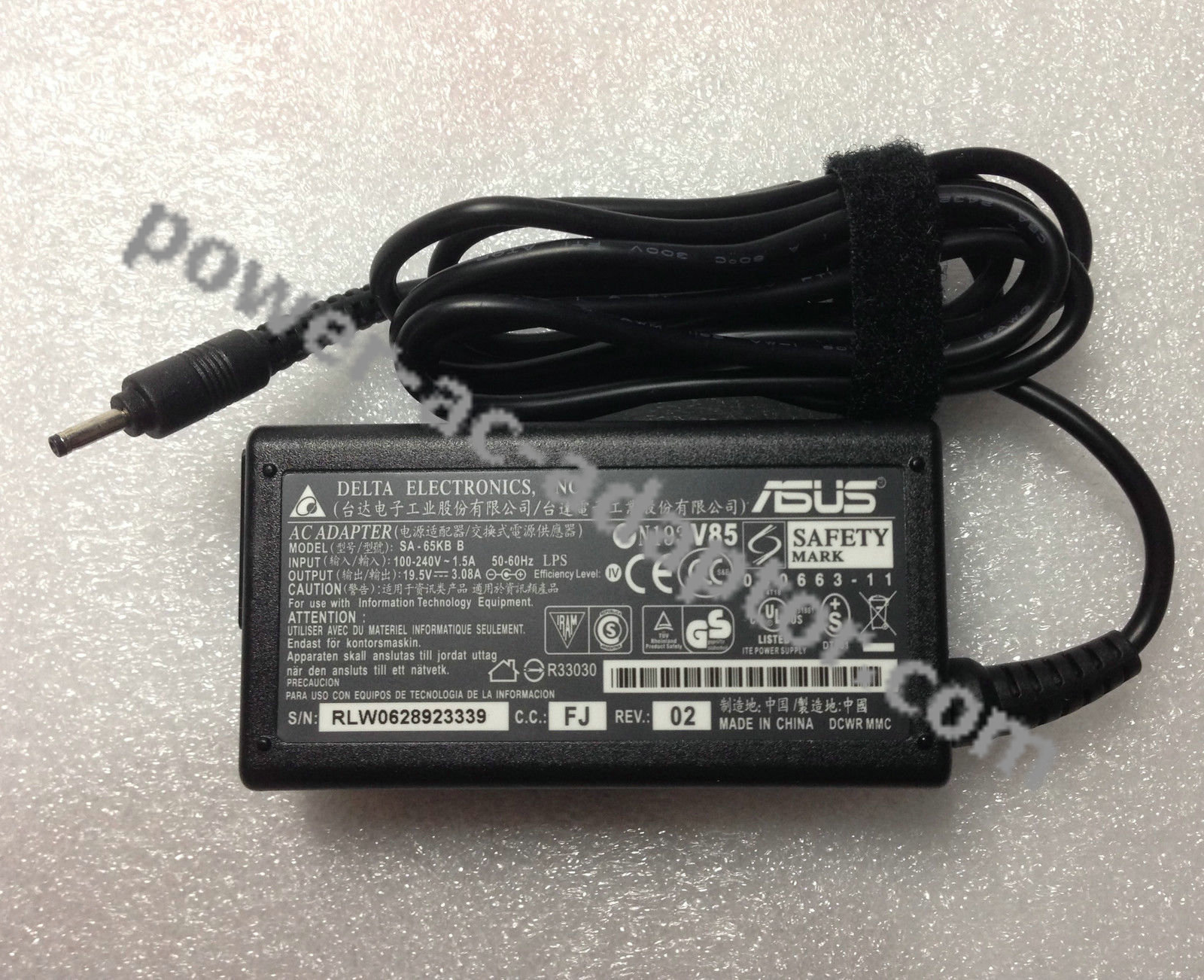 ASUS 60W AC Power Adapter Charger Eee Slate B121-A1 Tablet
