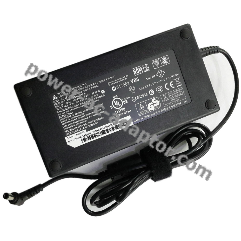 Original 180W Clevo P151HM1 Sager NP8150 AC Adapter Charger