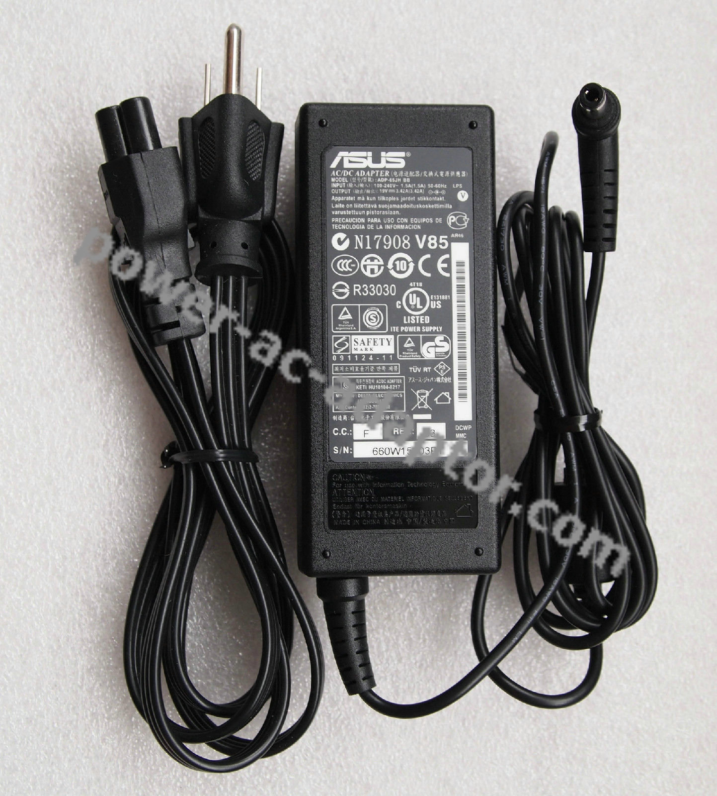 ASUS 65W AC Adapter Power Cord/Charge X401A-WX487H Notebook