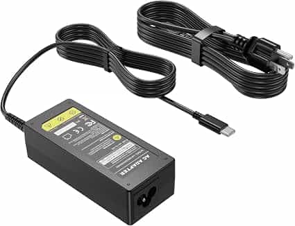 65W 45W USB C Laptop Charger for Chromebook Charger Universal Compatibility PD3 Type C Computer Charger Cord 1