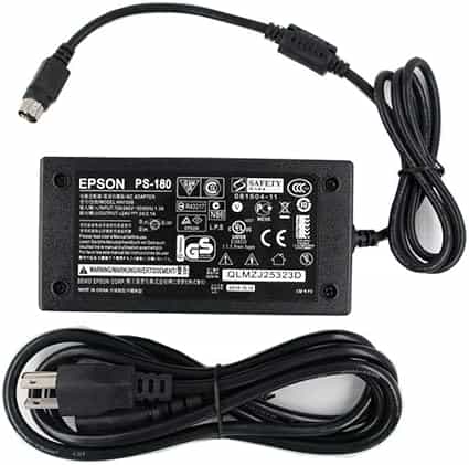 24V AC Adapter Replacement Fit for Epson PS-180 PS-170 PS-150 PSA242 C32C825343 M159A M159B M235A M129C TM-T88