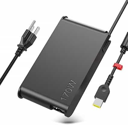 Slim 170W Charger Fit for Lenovo Legion Slim 5 5i Yoga Pro 9i Lenovo ThinkPad P1 P16 IdeaPad Pro 5 Lenovo LOQ