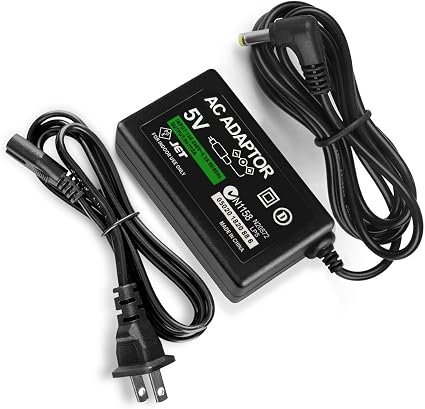 Replacement PSP Charger AC Adapter 5V Compatible with Sony PSP 1000 PSP Slim & Lite 2000 3000 PSP-110 PSP-1001 Replacement PSP Charger AC Adapter 5V Compatible with Sony PSP 1000 PSP Slim & Lite 2000 3000 PSP-110 PSP-1001