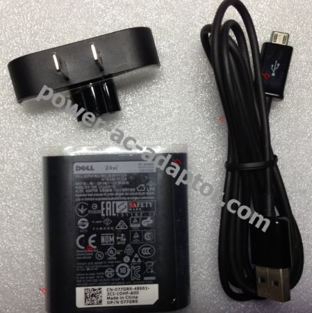 24W AC Adapter for Dell Venue Pro 11-6363BLK Tablet/Laptop