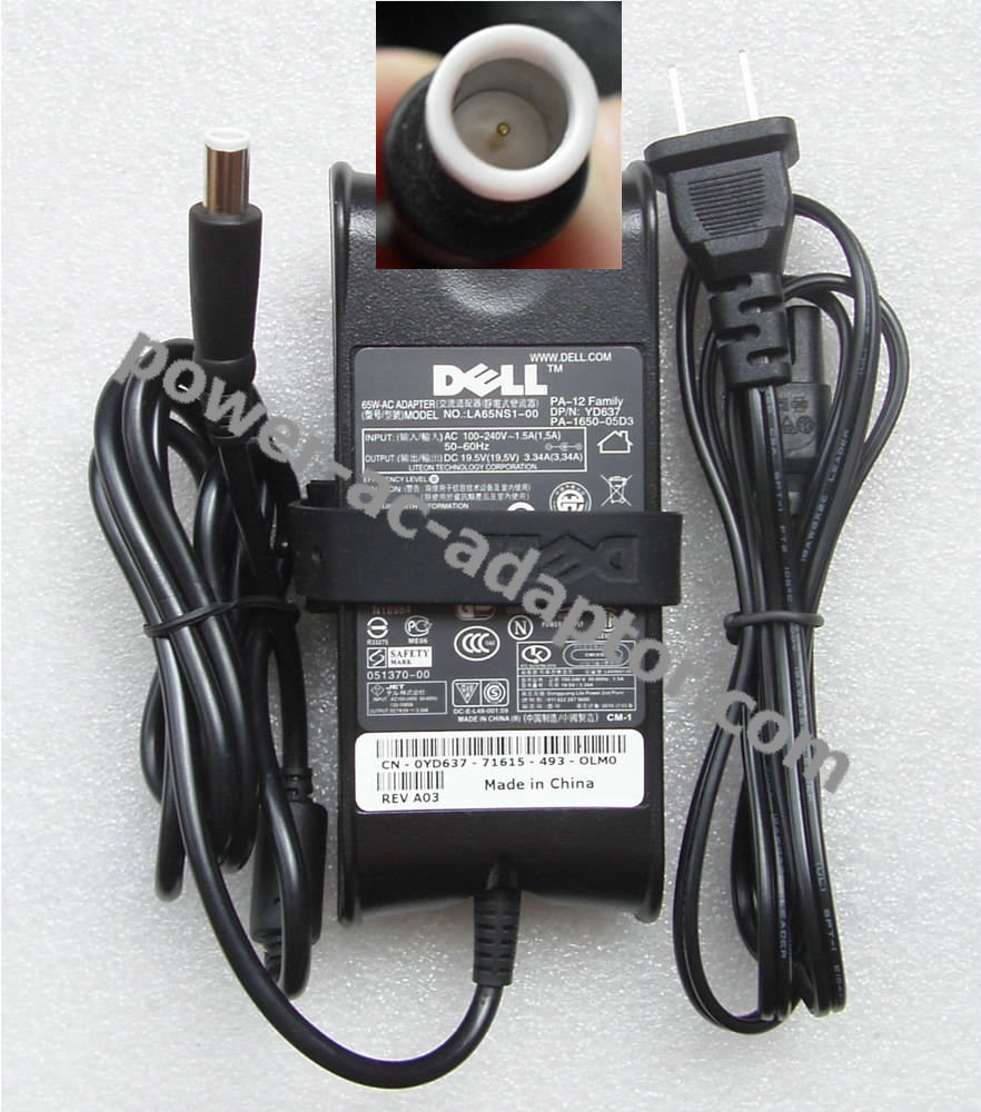 DELL XPS M1530 Ac Adapter 19.5V 4.62A 90W