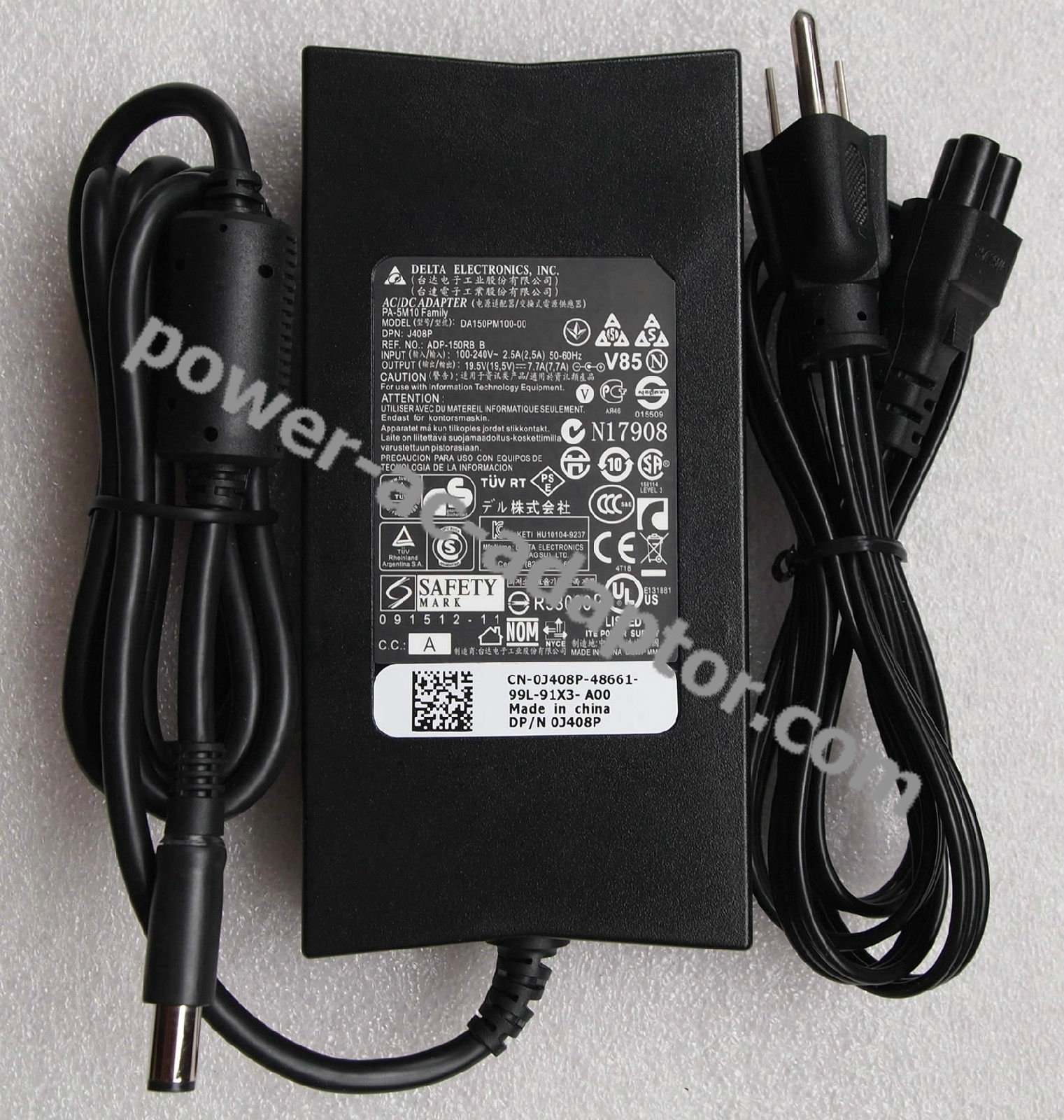 Original Dell KFY89 H1NV4 3HHMP 19.5V 7.7A AC Adapter Charger