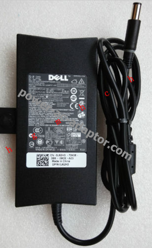 90W Slim AC Adapter Cord for Dell XPS X14Z-3846SLV Notebook