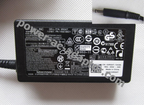 19.5V 2.31A 45W AC Adapter for dell XPS13-0015SLV Ultrabook
