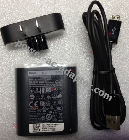 24W AC Adapter fr Dell Venue 11 Pro 5000/ftcwd05hm Tablet/Laptop