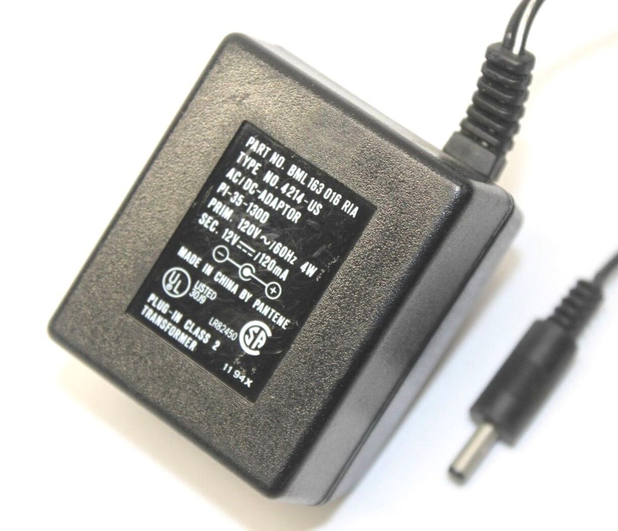 *Brand NEW* PI-35-130D Pantene Output DC 12V 120mA AC Adapter Plug In Class 2 Transformer POWER Supply