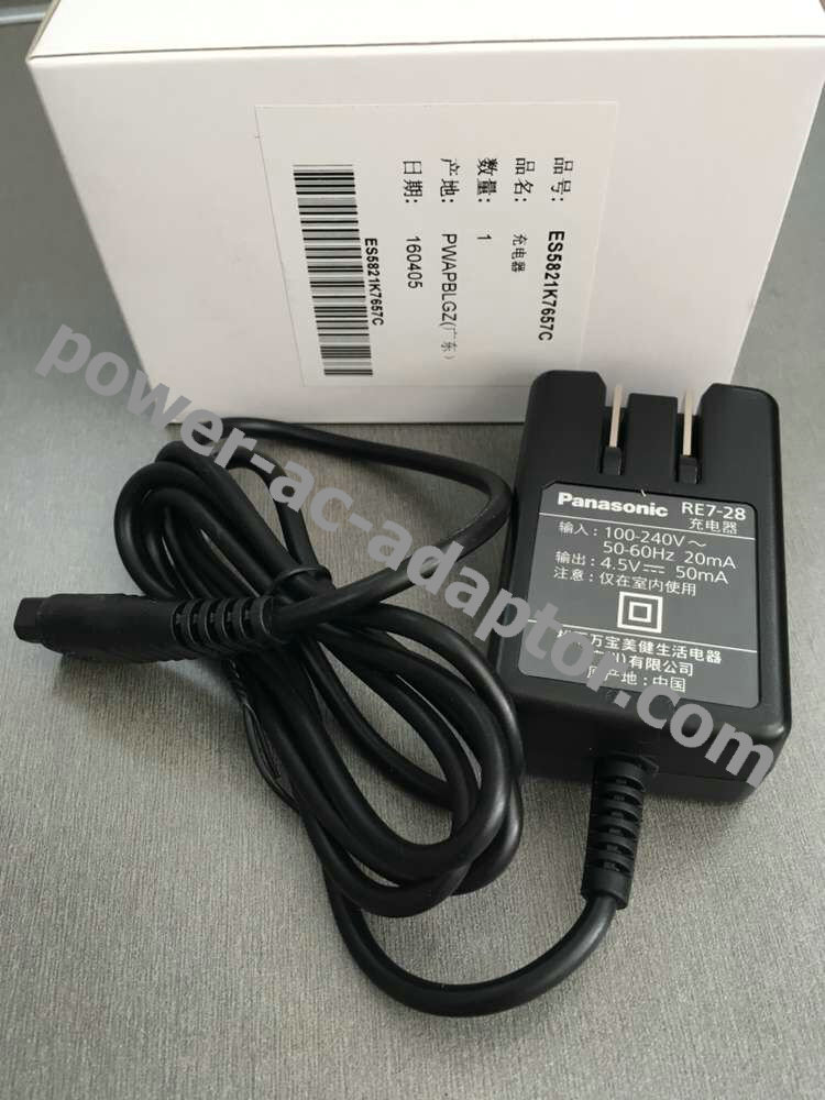 Original 4.5V 500MA Panasonic ES5821S ES5821K AC Adapter charger