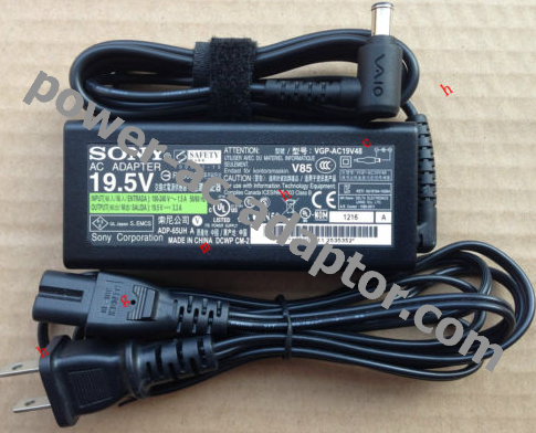 65W Sony Vaio 19.5V 3.3A Vgp-ac19v48 AC Adapter - Click Image to Close