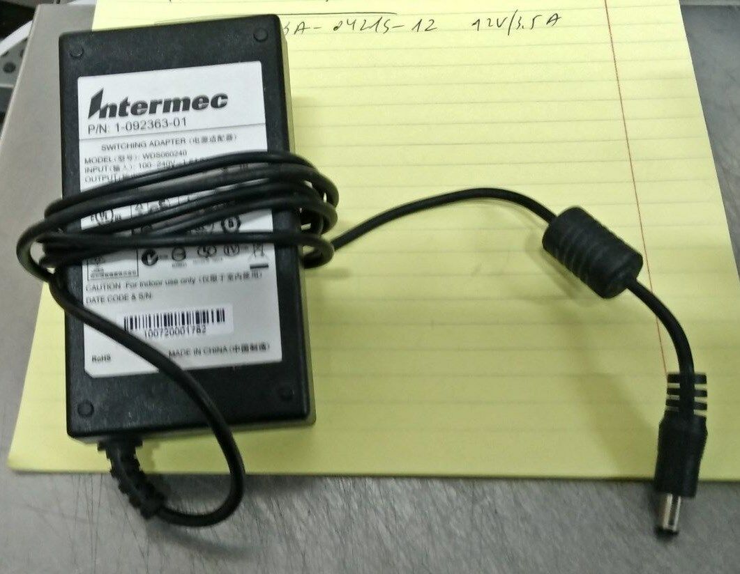 *Brand NEW* Intermec 24V/2.5A 1-092363-01 WDS060240 Switching AC Power Adapter
