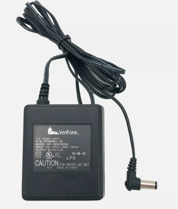 *Brand NEW*CPS04951-1B Genuine VeriFone WP410209D 9V 0.3A AC Adapter Power Supply