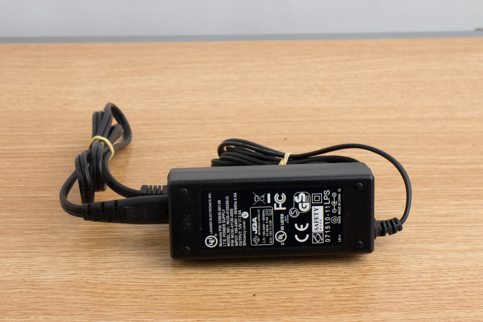 *100% Brand NEW* 12V 2.5A AC Adapter NU30-4120250-13 Motorola 539838-001-00 NU30-41120-300S Power Supply