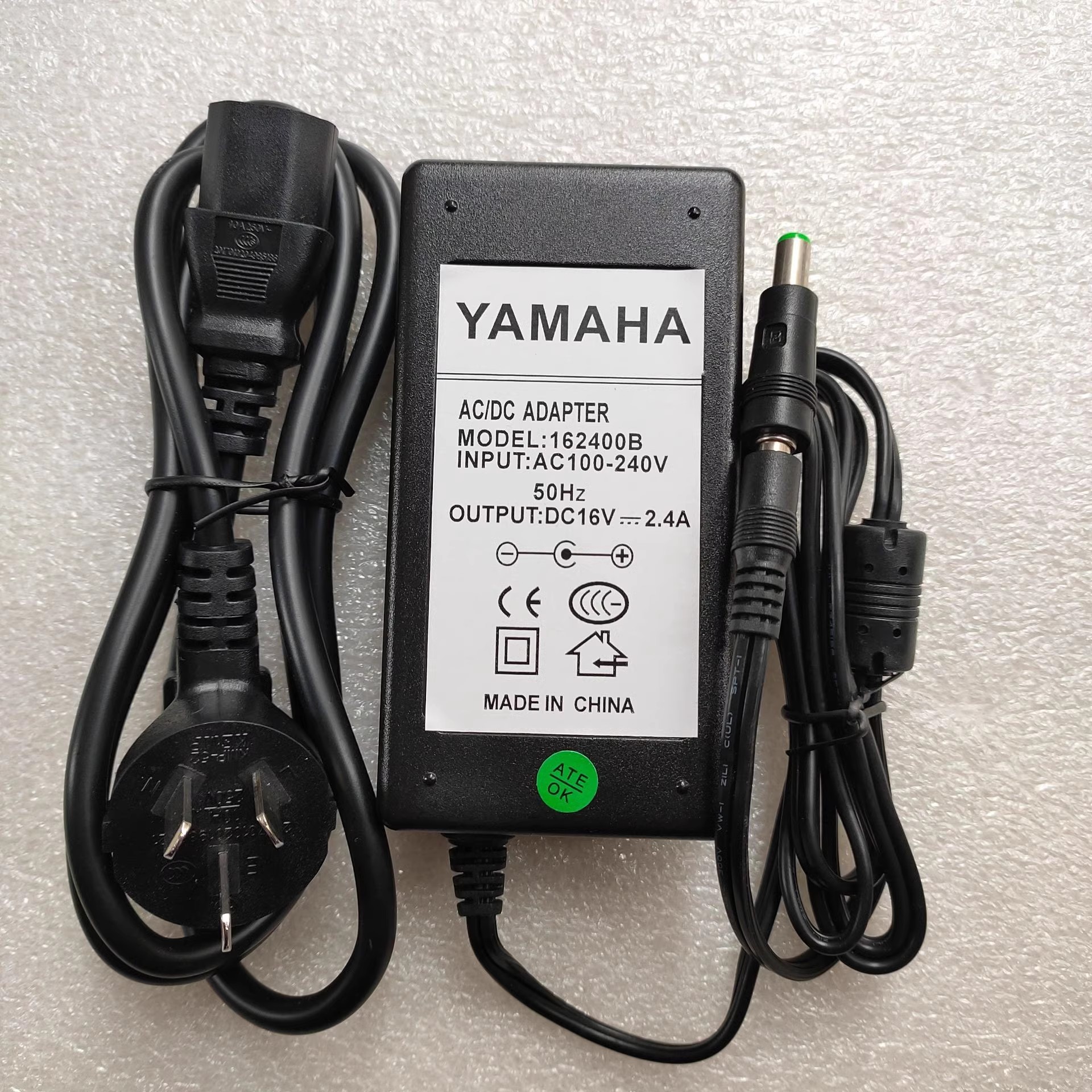 *Brand NEW* 16V 2.4A AC DC ADAPTHE YAMAHA PSR-S500 S550B S650 S700 S710 S750 162400B POWER Supply - Click Image to Close