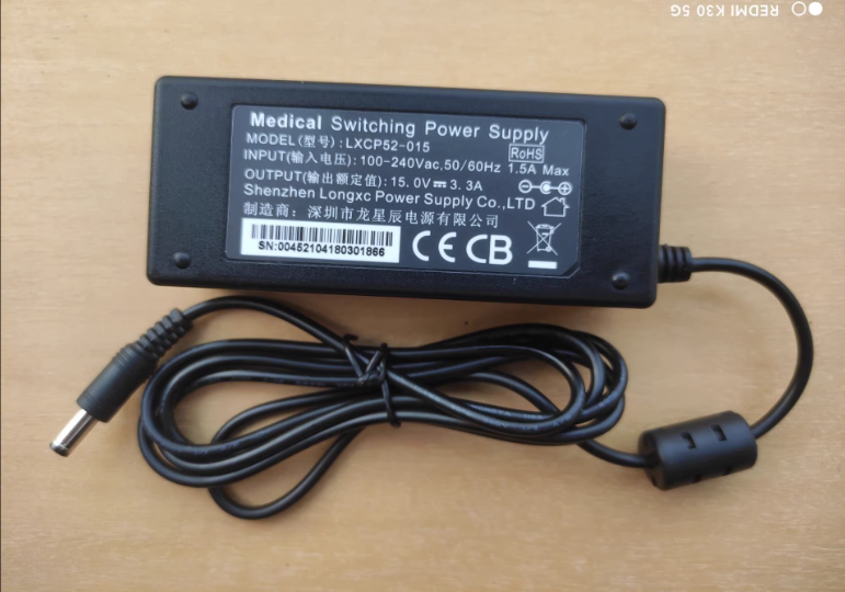 *Brand NEW* Medical 15V 3.3A LXCP52-015 AC DC ADAPTHE POWER Supply