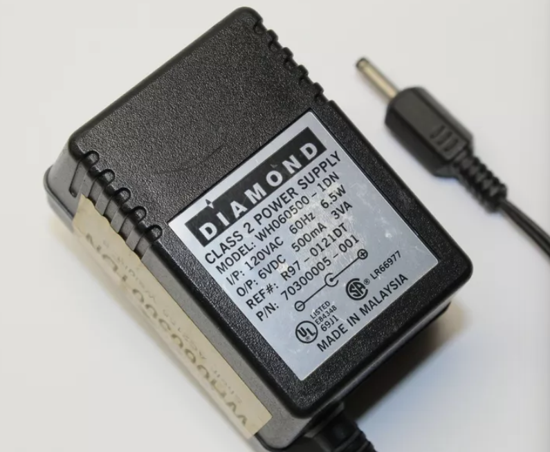 *Brand NEW*Diamond WH060500-1DN Class 2 6V DC 500mA AC Adapter Transformer Power Supply