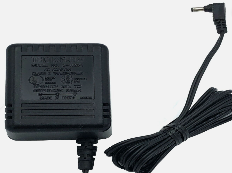 *Brand NEW*Genuine Thomson 3V 0.6A AC Adapter 5-4026A Class 2 Transformer 3.5x1.35mm Power Supply