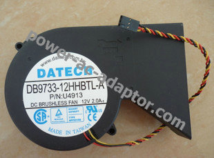 NEW Dell P4114 K4598 P1091 U4913 0U4913 DB9733-12HHBTL-A Fan