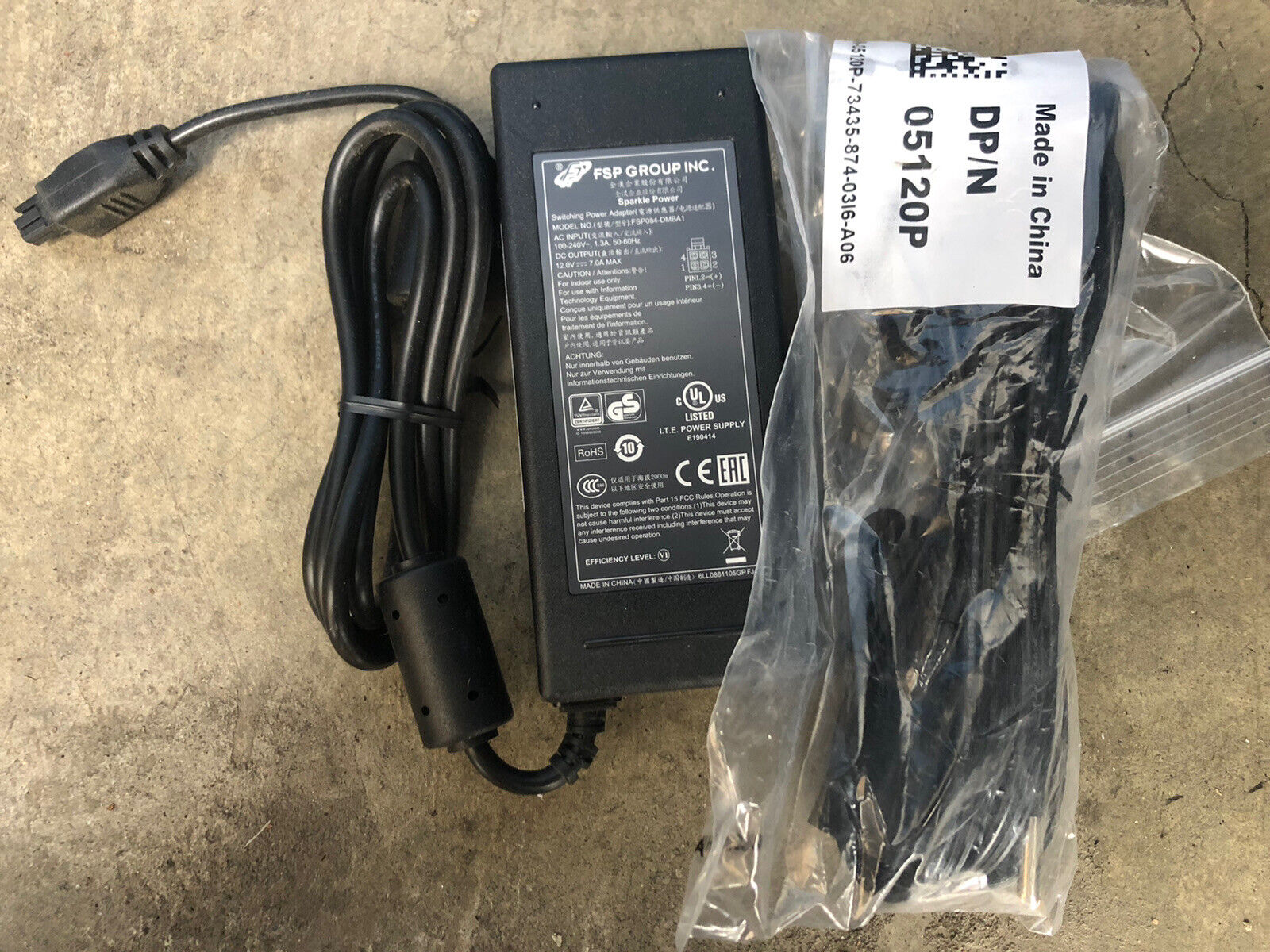 *Brand NEW*NCR FSP FSP084-DMBA1 12V 7A AC Adapter Power Supply - Click Image to Close