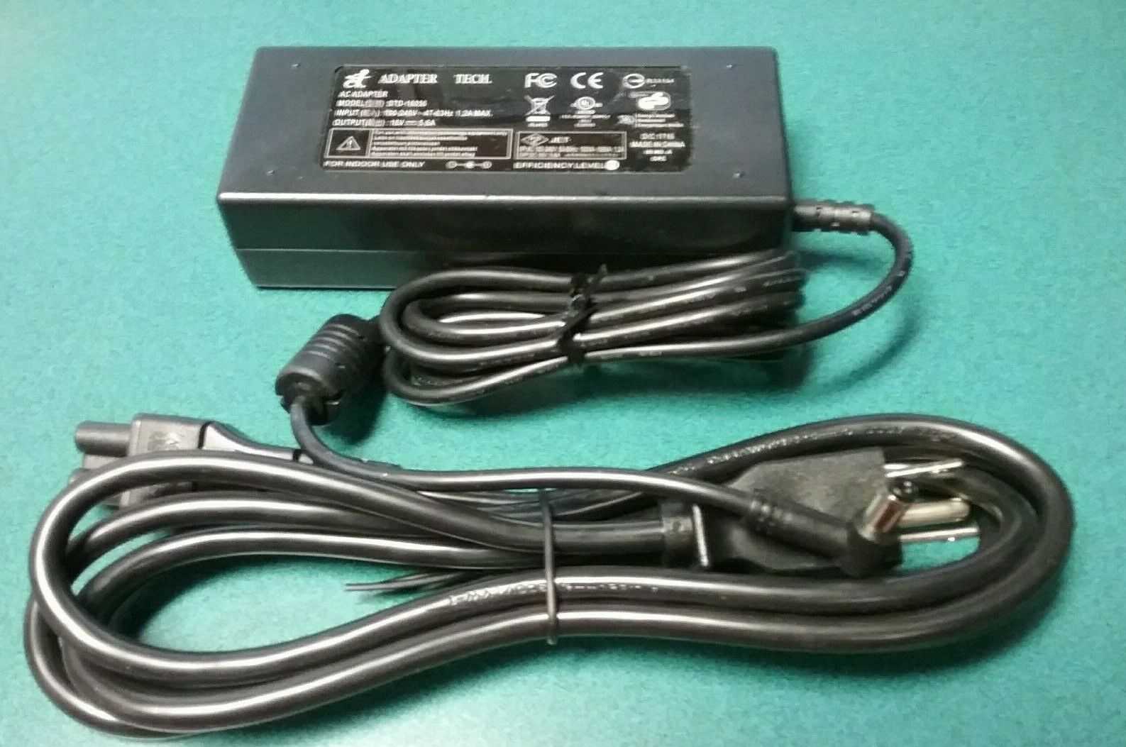 *100% Brand NEW* Tech Model STD-16056 16V 5.6A AC Adapter Power Supply