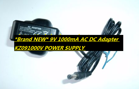 *Brand NEW* 9V 1000mA AC DC Adapter KZ091000V POWER SUPPLY