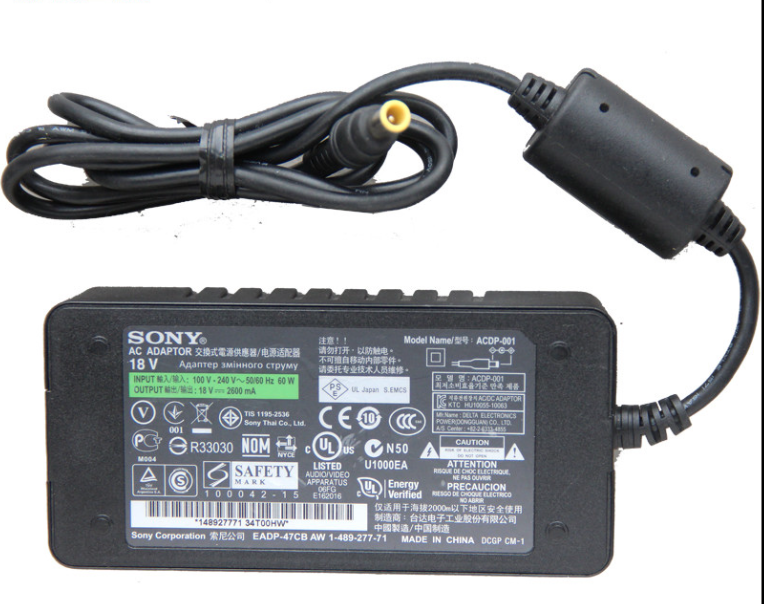 *Brand NEW* ACDP-001 SONY DC 18V 2.6A (46.8W) AC DC ADAPTHE POWER Supply