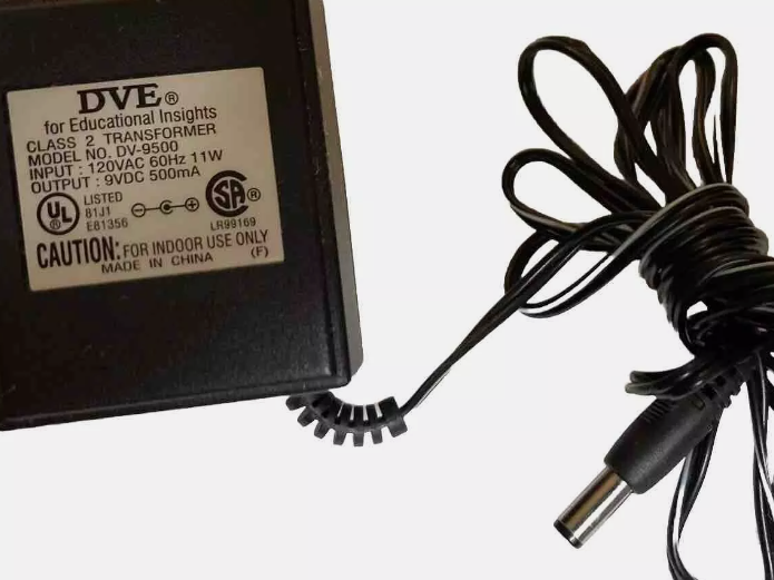 *Brand NEW*DVE 9V DC 500mA AC Adapter for Educational Insights DV-9500 Class 2 Transformer Power Supply