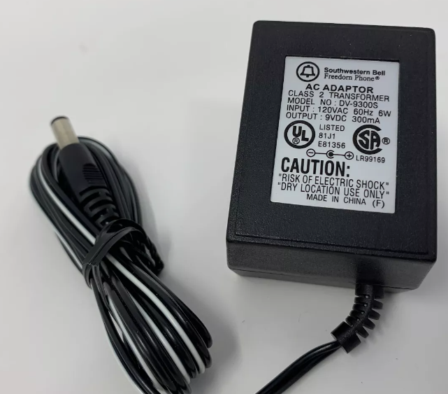 *Brand NEW*MLI Output 9 Volts 300 mA AC Adapter DV-9300S Transformer Charger