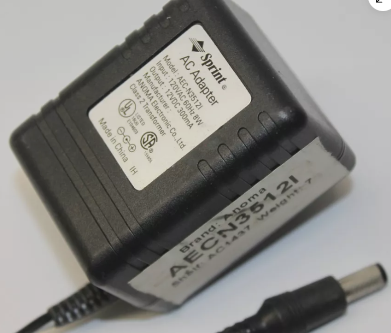 *Brand NEW*Sprint AEC-N35121 12 Volts 300mA AC/DC Adapter Charger Transformer Power Supply