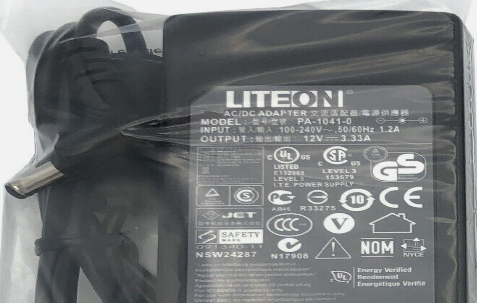 *Brand NEW*12V 3.33A 40W AC/DC Adapter Genuine Liteon PA-1041-0 Power Supply