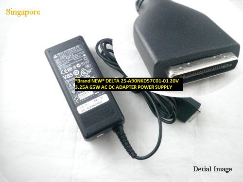 *Brand NEW* DELTA 20V AC DC ADAPTER 3.25A 25-A90NKD57C01-01 65W POWER SUPPLY