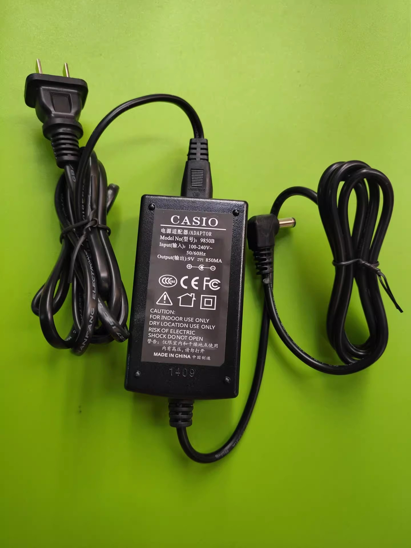 *Brand NEW* 9V 850MA AC ADAPTER CASIO CT-500 CT-310 370A CTK550 LK48 9850B POWER Supply