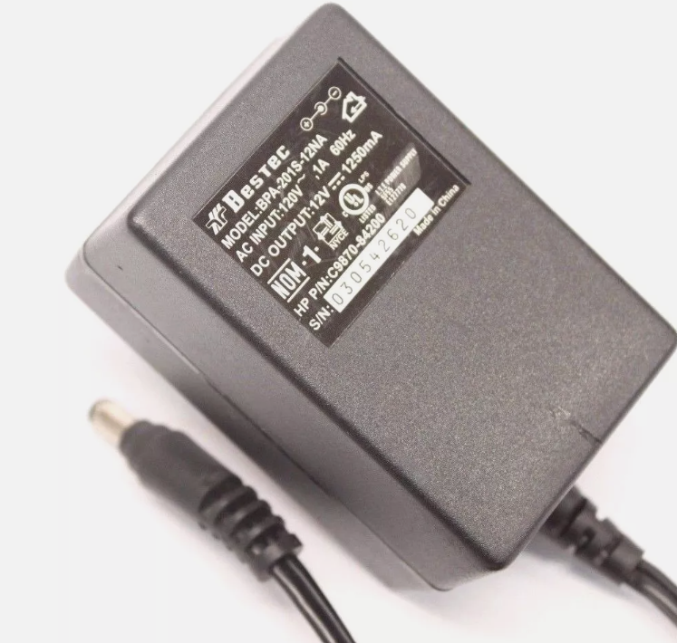 *Brand NEW*Bestec BPA-201S-12NA 12V 1250mA AC DC Adapter for Scanjet 2300C 2400 Scanner Power Supply