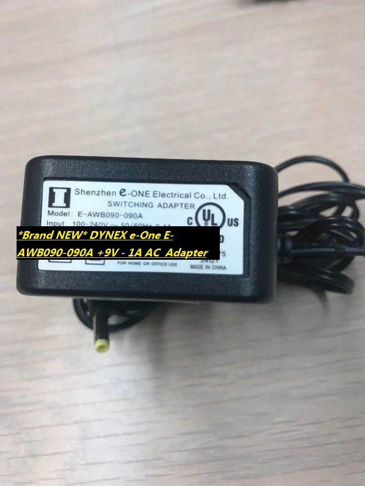 *Brand NEW* DYNEX e-One E-AWB090-090A +9V - 1A AC Power Supply Adapter