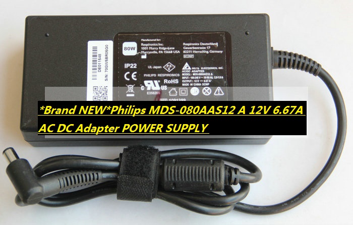 *Brand NEW*Philips MDS-080AAS12 A 12V 6.67A AC DC Adapter POWER SUPPLY