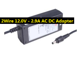 NEW 2Wire YM-1031A 12.0V - 2.9A AC DC Power Supply Charger Adapter