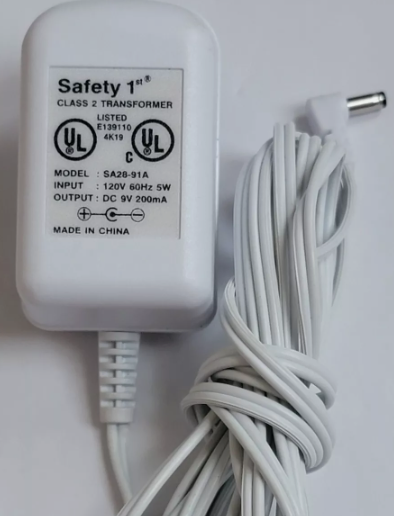 *Brand NEW*Safety 1st Class 2 Transformer 9VDC 200mA AC Adapter Model: SA28-91A Power Supply