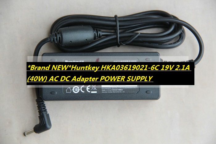 *Brand NEW*Huntkey HKA03619021-6C 19V 2.1A (40W) AC DC Adapter POWER SUPPLY